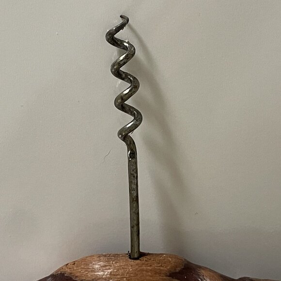 Vintage Gnarled Burled Grape Vine Wood Corkscrew Wine Opener Hand Crafted - Picture 13 of 13